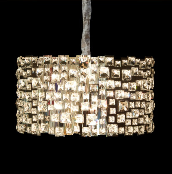 AICO Furniture Lighting Facets 12 Light Chandelier