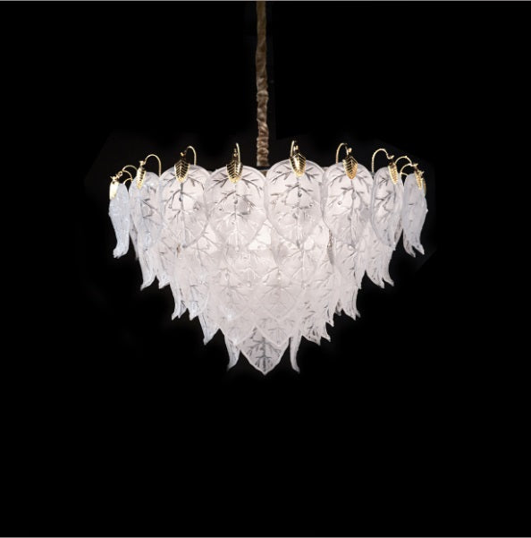 AICO Furniture Lighting Autumn 21 Light Chandelier in Clear
