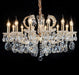 AICO Furniture Lighting Portola II 14 Light Chandelier in Clear image