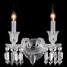AICO Furniture Lighting Treviso 2 Light Wall Sconce in Clear image