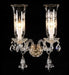 AICO Furniture Lighting Winter Palace 2 Light Wall Sconce in Clear image
