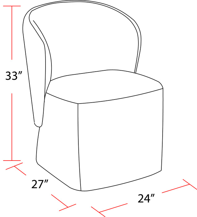 Parker House Bongo Dining Chair (2/CTN Sold in pairs) - DBGO#DRC-QMSG