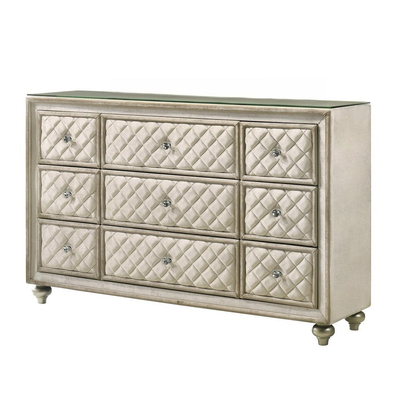 lucienne-beige-velvet-dresser-1