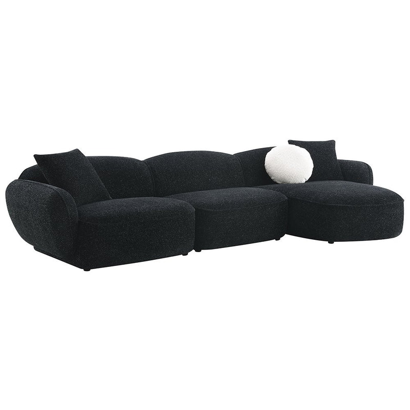 lucifer-black-white-shimmer-chenille-sectional-sofa-w-3-pillows-2