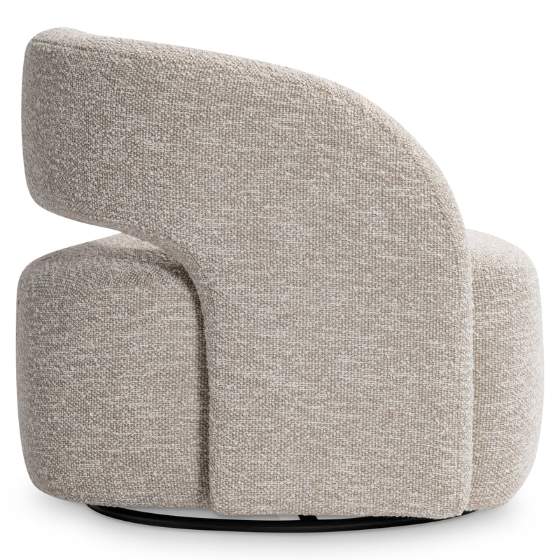 Chloe Leather Swivel Chair