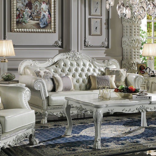 dresden-leatherette-bone-white-sofa-w-4-pillows-1