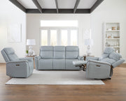 Parker Living Cascade - Seamist Grey Power Recliner Two Pack