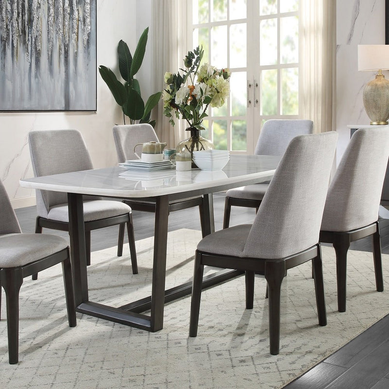 madan-natural-marble-top-weathered-gray-dining-table-w-natrual-marble-top-1