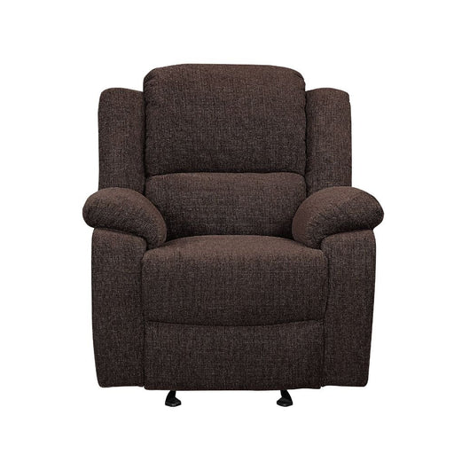 madden-brown-chenille-motion-glider-recliner-2