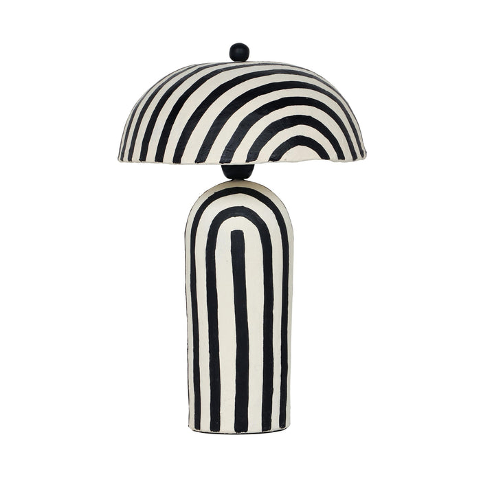 maiori-black-striped-papier-mache-table-lamp-1