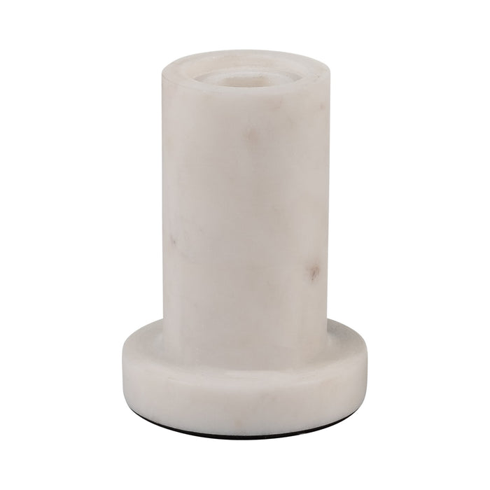 marble-4-h-taper-candle-holder-w-flat-base-white-2