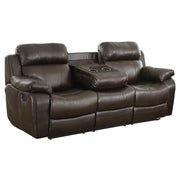 marille-brown-double-reclining-sofa-with-center-drop-down-cup-holders-5