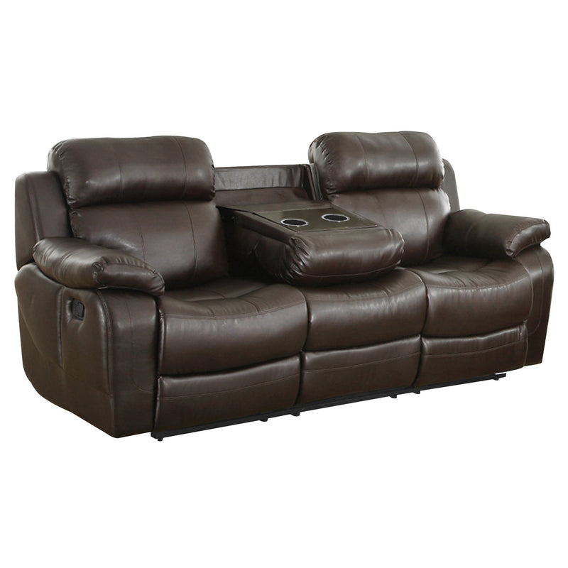marille-brown-double-reclining-sofa-with-center-drop-down-cup-holders-5