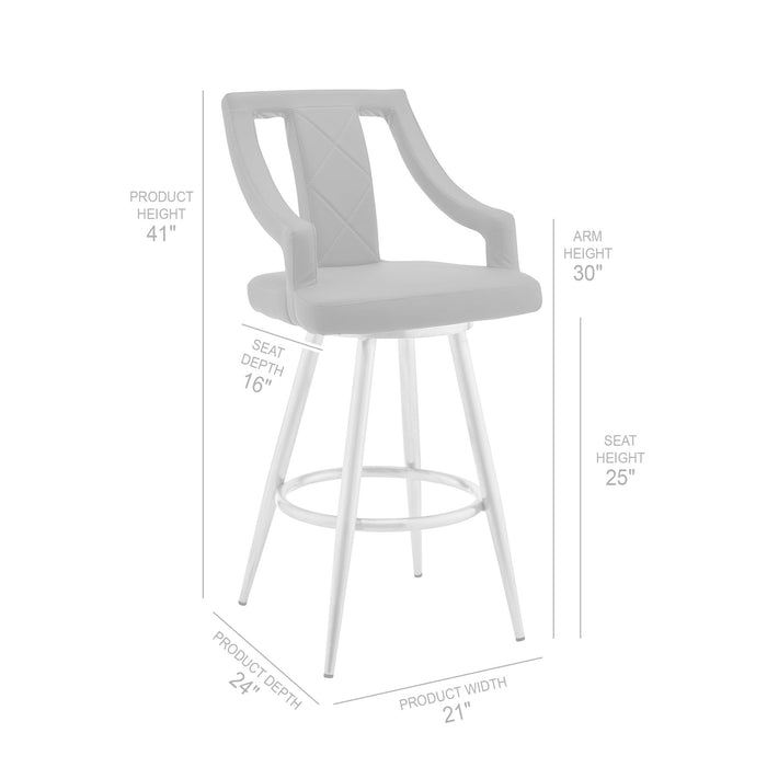 maxen-30-gray-faux-leather-and-brushed-stainless-steel-swivel-bar-stool-7