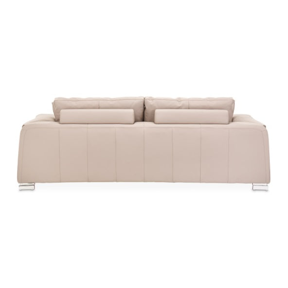 AICO Furniture Mia Bella Bergamo Sofa in Stainless Steel