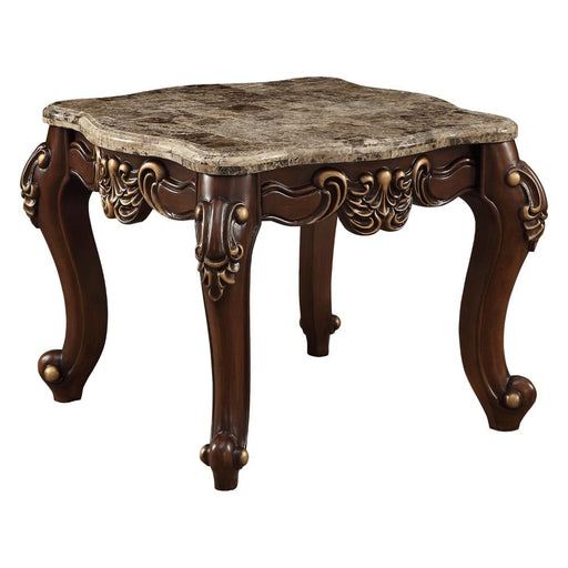 mehadi-natural-marble-top-walnut-end-table-1