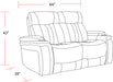 Parker Living Royce - Fantom Brown Power Reclining Loveseat
