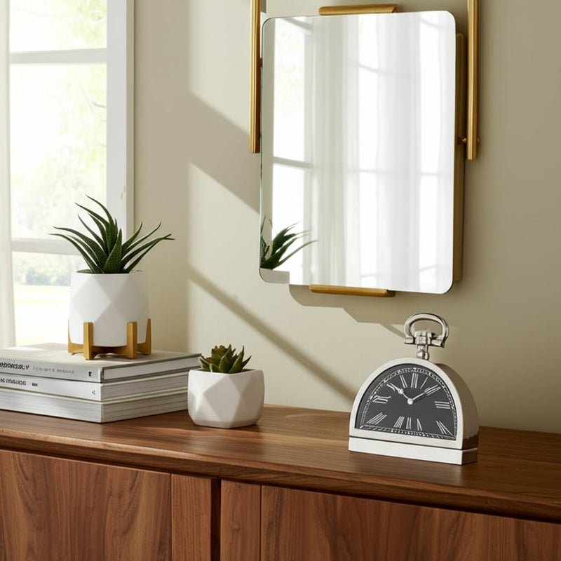 metal-10-h-leaning-table-clock-w-handle-nickel-9