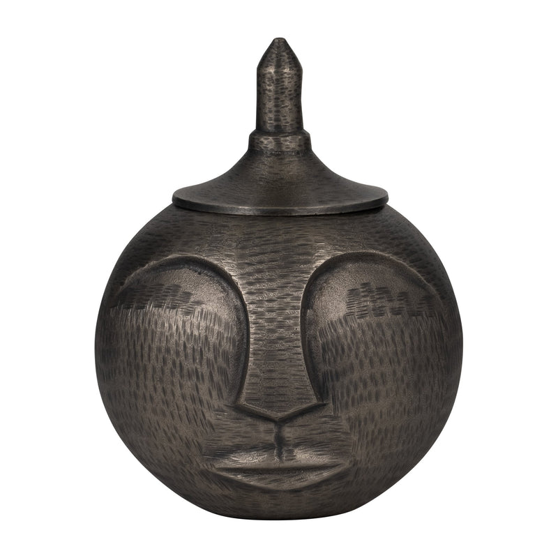 metal-13-face-jar-with-lid-gunmetal-1