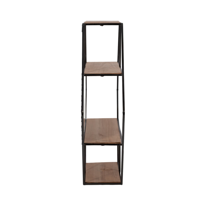 metal-24-hexagon-wall-shelf-w-mirror-brown-3
