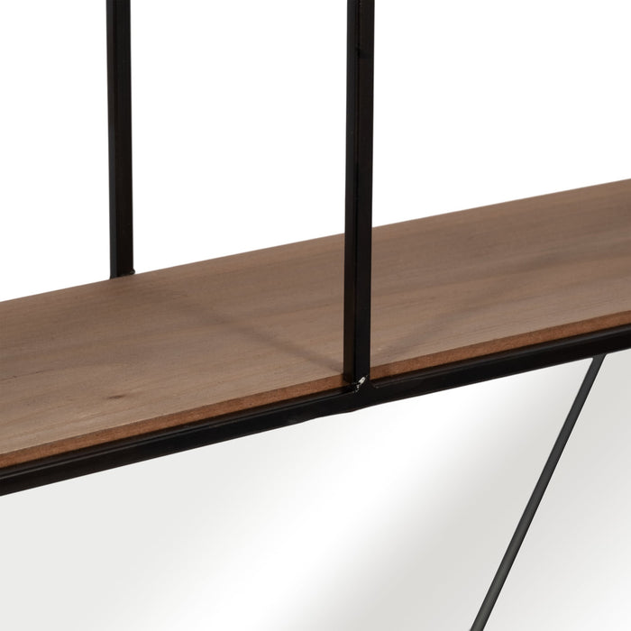 metal-24-hexagon-wall-shelf-w-mirror-brown-4