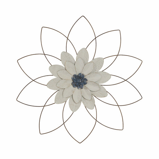 metal-25-wall-flower-white-blue-wb-1