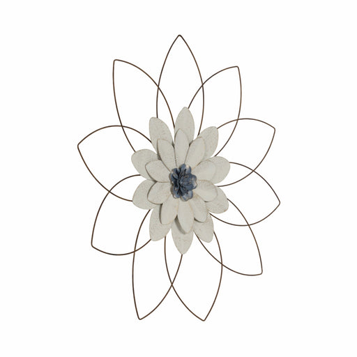 metal-25-wall-flower-white-blue-wb-2