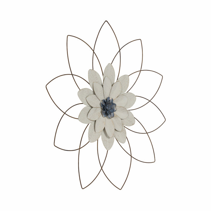 metal-25-wall-flower-white-blue-wb-2