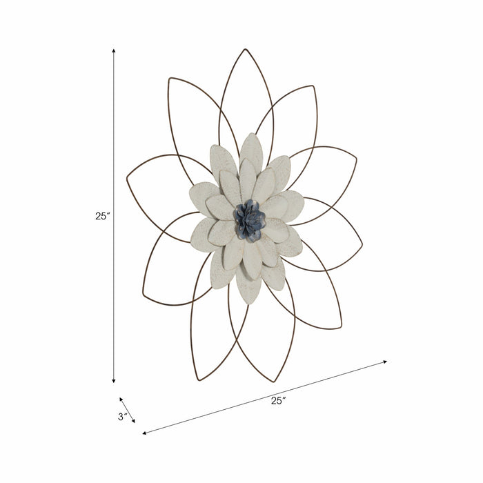 metal-25-wall-flower-white-blue-wb-7