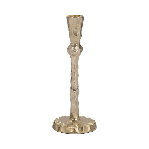 metal-9-hammered-taper-candleholder-gold-1