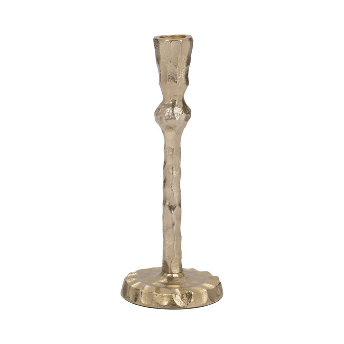 metal-9-hammered-taper-candleholder-gold-1