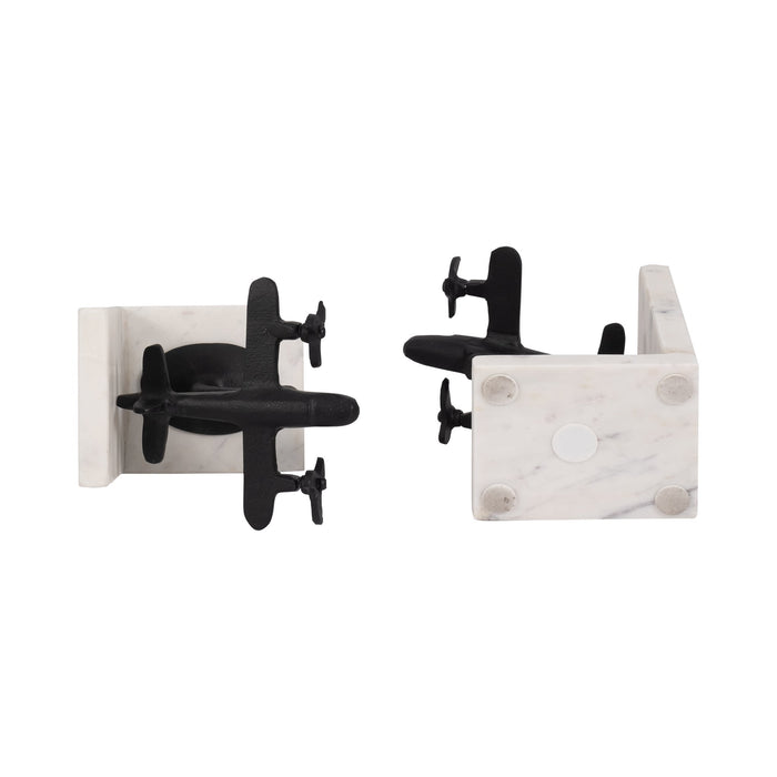 metal-s-2-6-airplane-bookends-on-marble-blk-wht-6