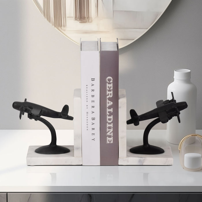 metal-s-2-6-airplane-bookends-on-marble-blk-wht-9