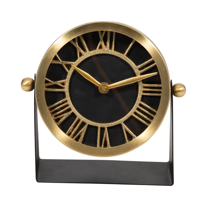 metal-table-clock-6-gold-black-1