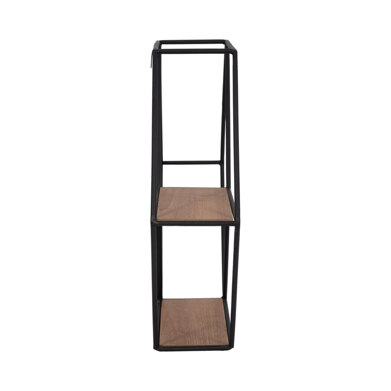 metal-wood-20-hexagon-mirrored-wall-shelf-black-3