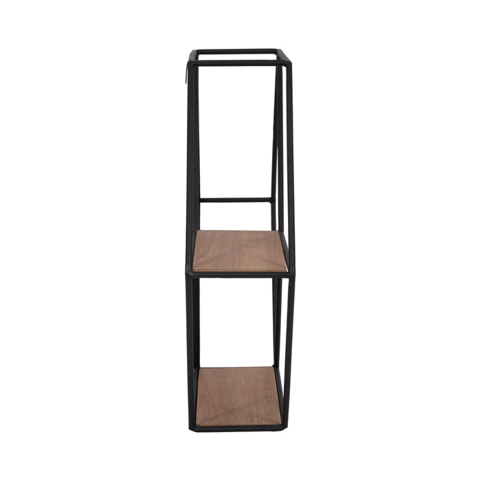 metal-wood-20-hexagon-mirrored-wall-shelf-black-3