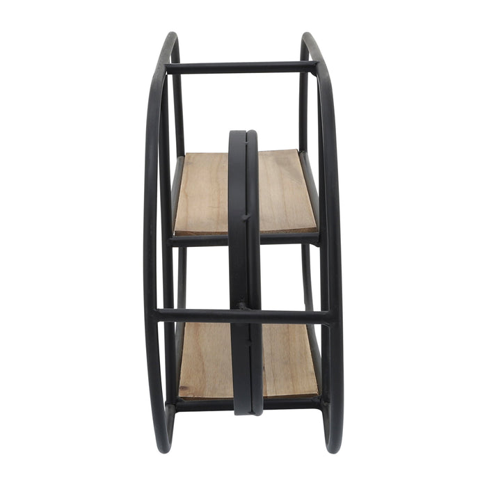 metal-wood-23-l-oval-wall-shelf-w-mirror-black-4