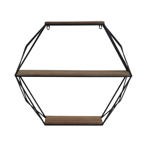metal-wood-3-tier-hexagon-wall-shelf-brown-black-1