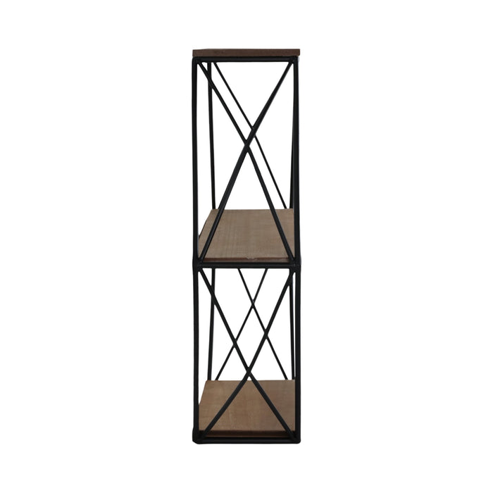 metal-wood-3-tier-hexagon-wall-shelf-brown-black-3