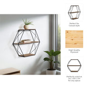 metal-wood-3-tier-hexagon-wall-shelf-brown-black-8