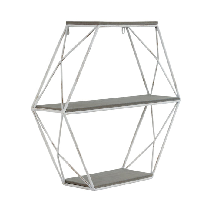 metal-wood-3-tier-hexagon-wall-shelf-gray-white-2