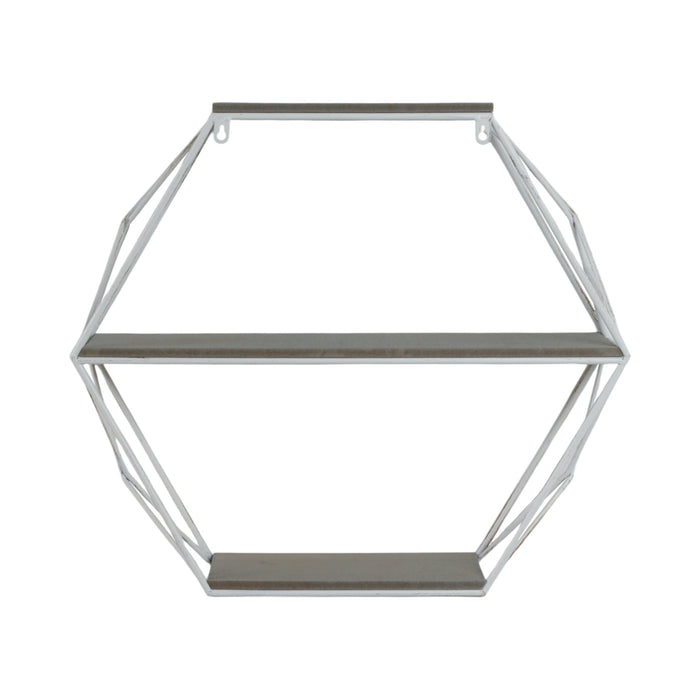 metal-wood-3-tier-hexagon-wall-shelf-gray-white-6