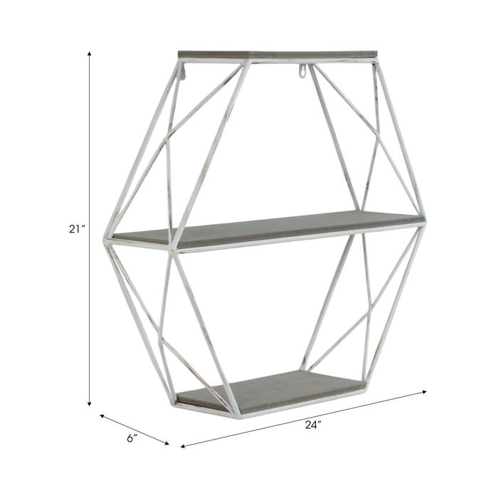metal-wood-3-tier-hexagon-wall-shelf-gray-white-7