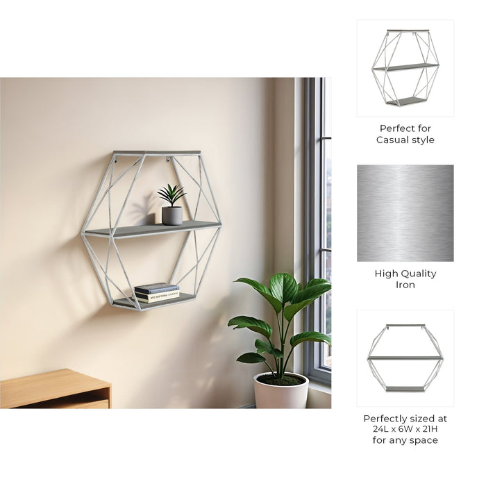 metal-wood-3-tier-hexagon-wall-shelf-gray-white-8