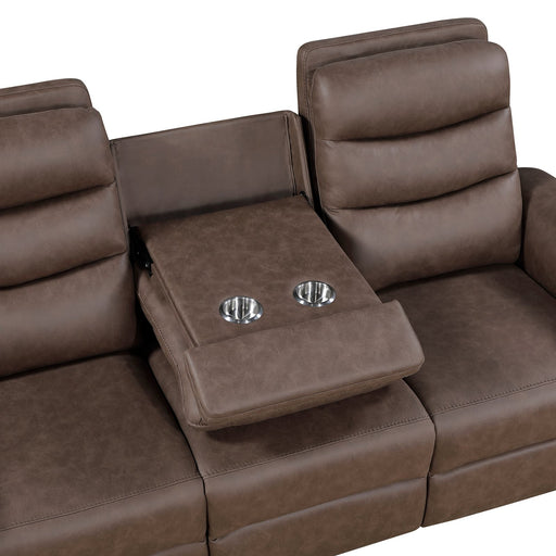 metric-brown-double-reclining-sofa-with-drop-down-cup-holders-1