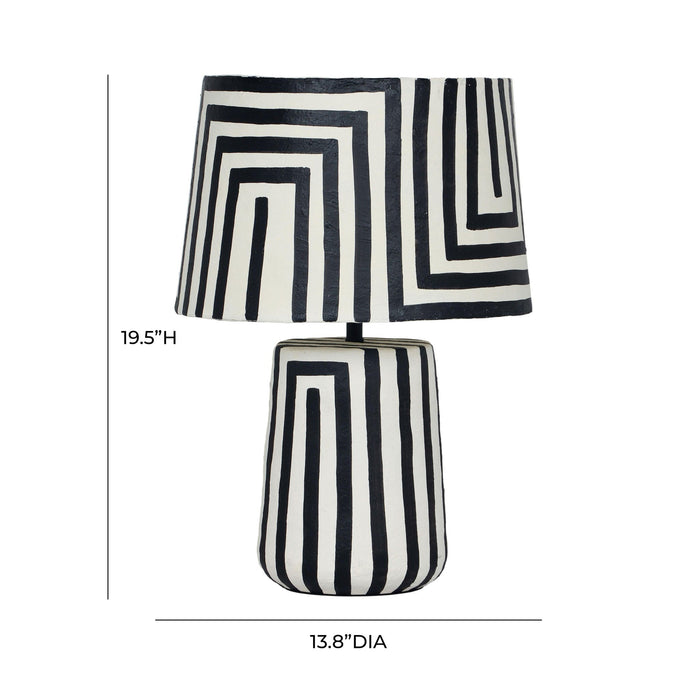 minori-black-striped-papier-mache-table-lamp-6