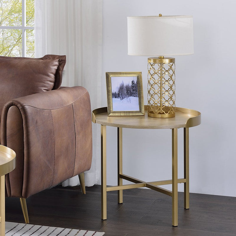 mithea-oak-table-top-gold-end-table-1