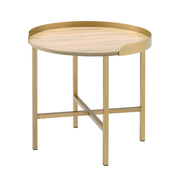 mithea-oak-table-top-gold-end-table-2