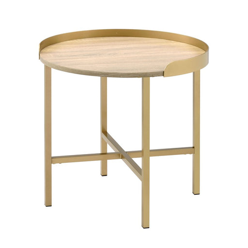 mithea-oak-table-top-gold-end-table-2