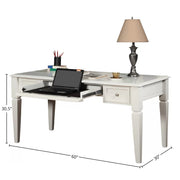 Parker House Boca 13 Piece L Shape Entertainment Wall With Desk